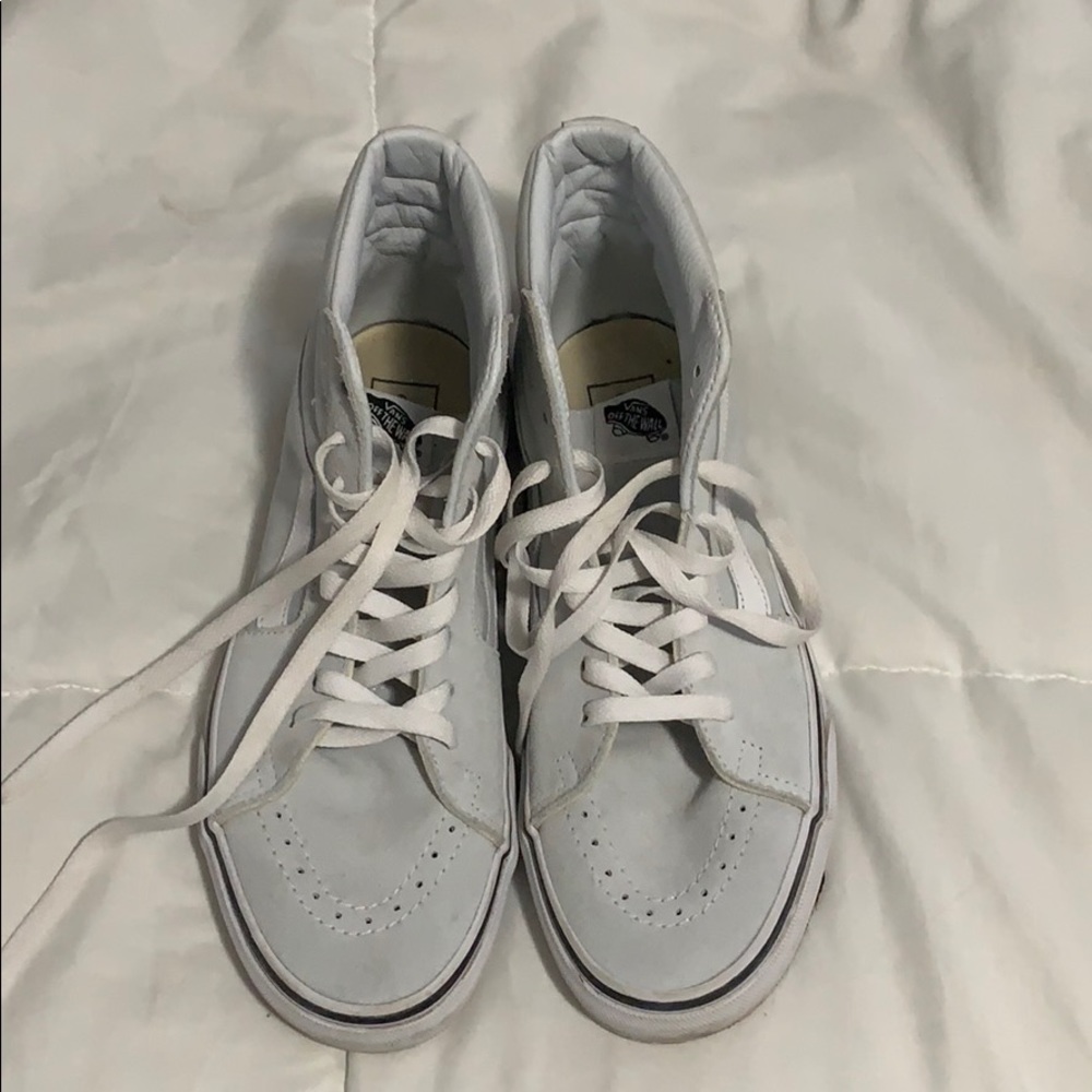 9.5 W 8 M blue high top vans